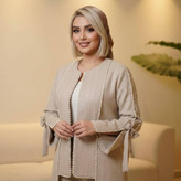 کت شلوار مجلسی و مناسب روزمره باجنس پرستیژ مدل نورا