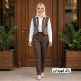 ست جلیقه شلوار اسپرت زنانه و دخترانه(مدل نازبانو)