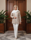 کت مانتویی مجلسی زنانه سوزن دوری