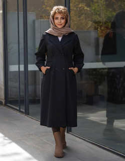 حراج مدل نیکو مانتوبارونی دانشجویی زنانه جنس تی سی