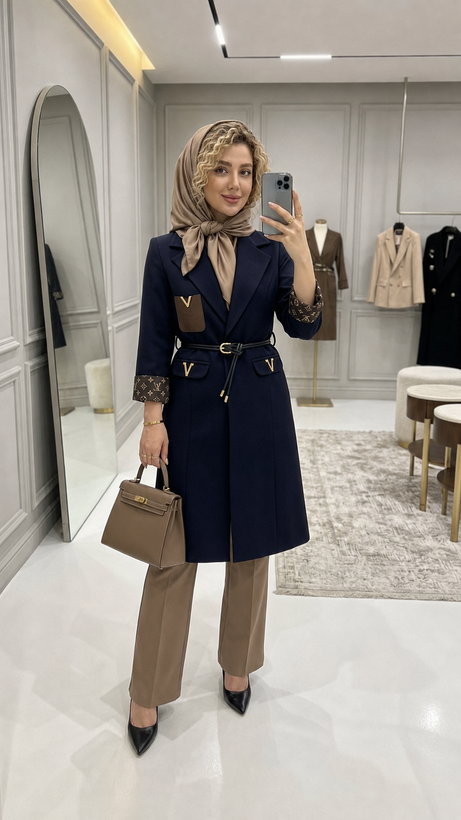 مانتو کتی زنانه مدل ونوس